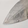 71.12 Cm Medieval Leaf Design Pointed Shield, Larp Re-enactment Cosplay Heater Shield, Functional Armour Knight Battle Shield