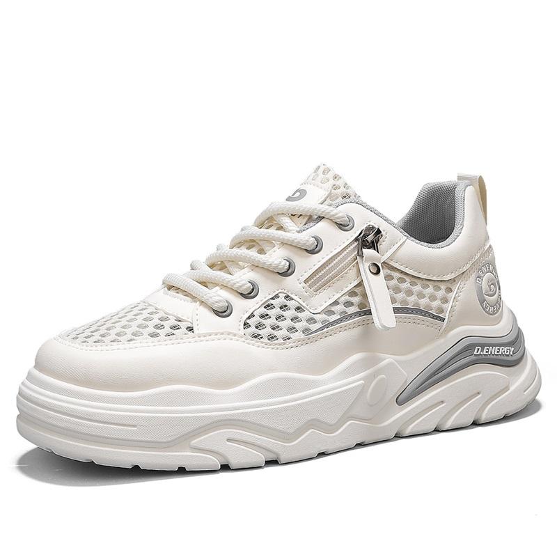Herren atmungsaktive Netz-Freizeit-Sportschuhe Sommer Neu Gehen Schuhe Mode Trendige Schuhe Weichsohle Studenten Sneaker Laufschuhe
