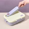 WORTHBUY Microwave 304 Stainless Steel Bento Lunch Box For Student 1500Ml Detachable Large Capacity Sealed Food Container Set