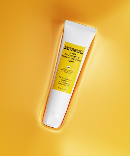[2PACK] Medipocell Super Niacinamide Toning Sleeping Mask 60g