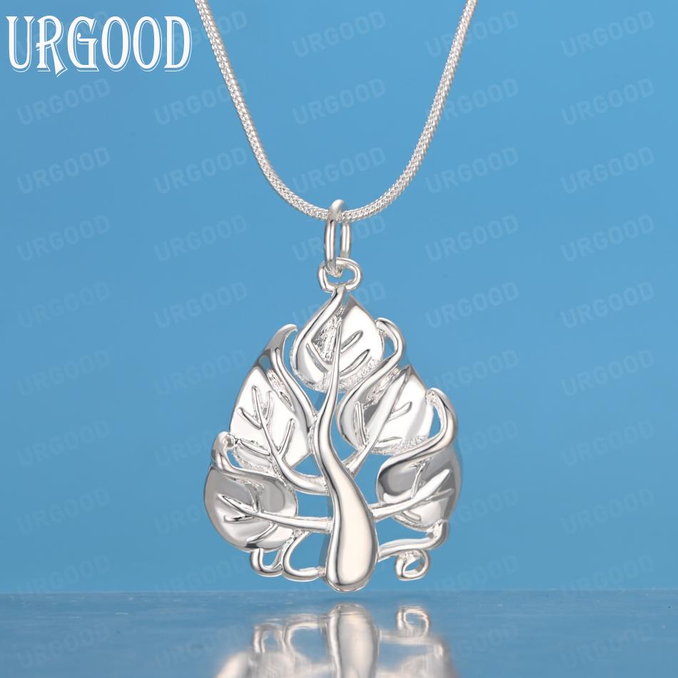 925 Sterling Silver Fashion Jewelry Pendant Necklace Wedding Gift