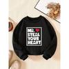Kids Sweatshirt Kids Sweatshirt Crew Neck Sweatshirt with Creative Letter Pattern, Fashion Casual Sportswear for Daily, Party