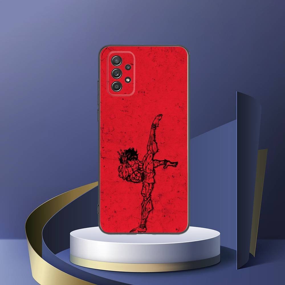 Anime Baki Phone Case For Samsung Galaxy S25,S24,S21,S22,S23,S30,Ultra,S20,Plus,Fe,Lite,Note,10,9,5G Black Cover