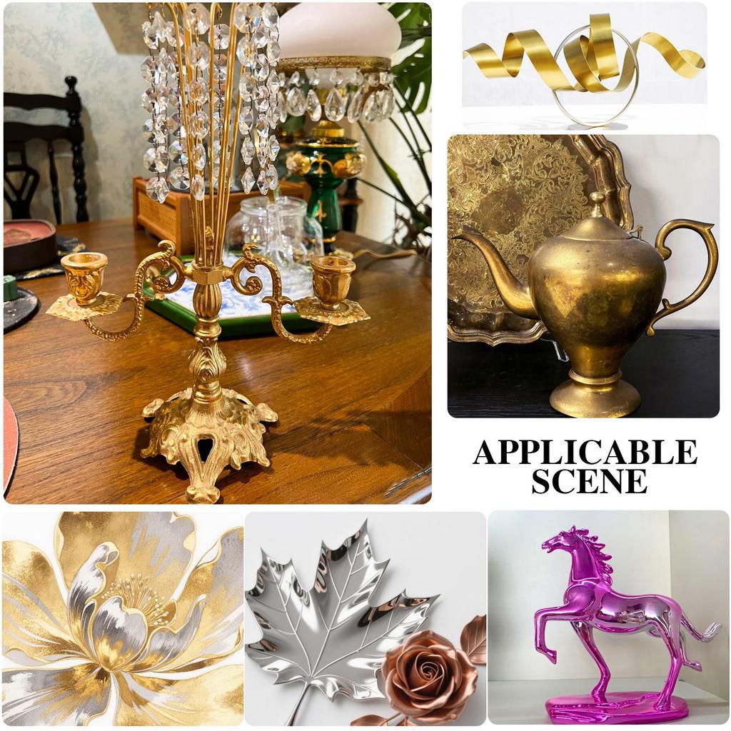 Marble Metal & Pearl Powder for DIY Coasters: Iridescent Coloring Molds