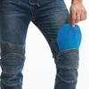Motorradjeans Herren Retro und Alt Lässig Motorradhose, Elastische Radfahrer Ritter Anti-Drop Hose, Silikon Schutzausrüstung