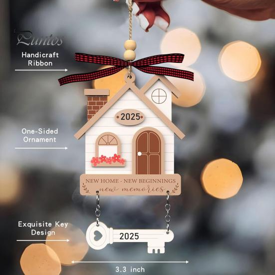 Wedding Gifts First Christmas Married Ornament Wooden Hanging Car/House Decoration Mr. And Mrs. Gift for Newlywed Bride