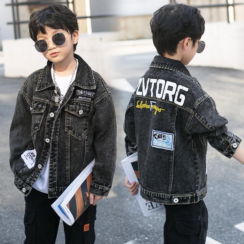 Boys' Denim Jacket - Stylish Spring & Autumn 2025 Fashion for Mid To Large Kids