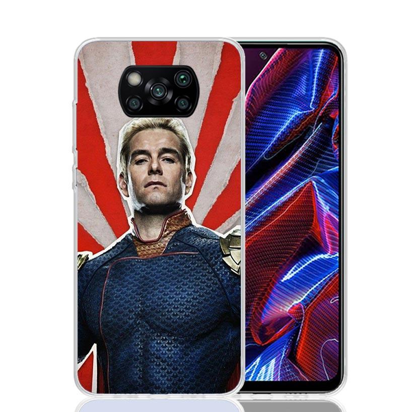 The Boys Homelander TV Case Phone Cover for Xiaomi Redmi Note 10 9 9S 8 8T 7 5 Pro Mi 12T 11T 10T 9T 12 11 Lite A3 A2 Trend Fund
