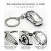 Portable Simulated Car Model Keychain Zinc Alloy Bag Charming Beach Slippers Pendant  for Women Men