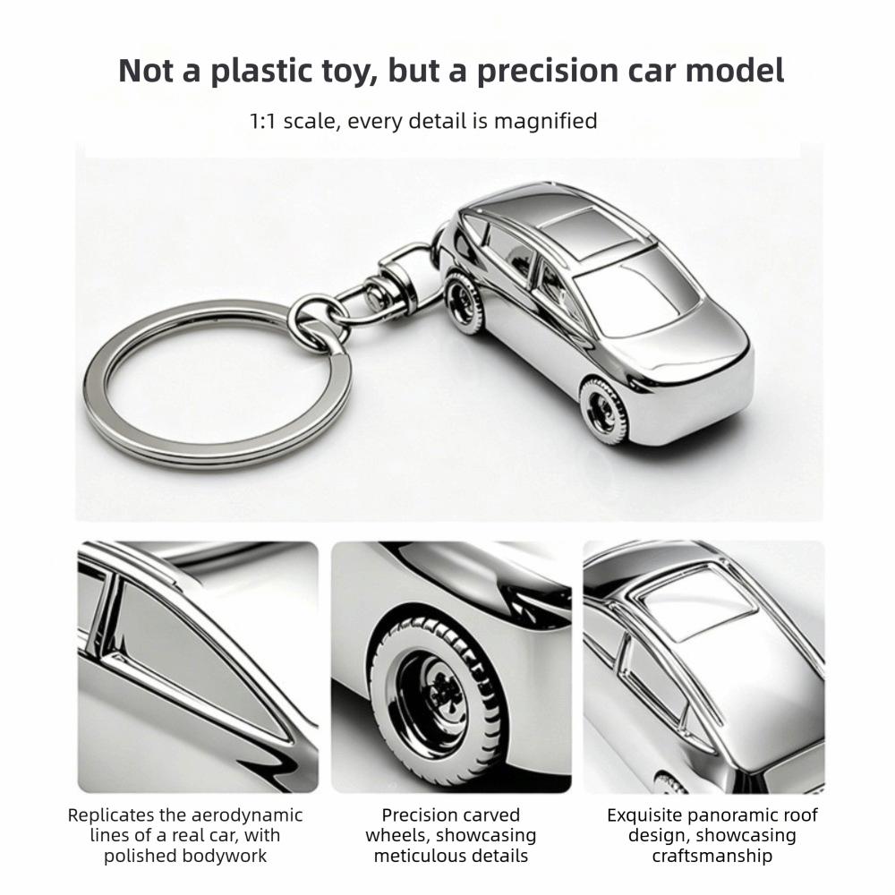 Portable Simulated Car Model Keychain Zinc Alloy Bag Charming Beach Slippers Pendant for Women Men