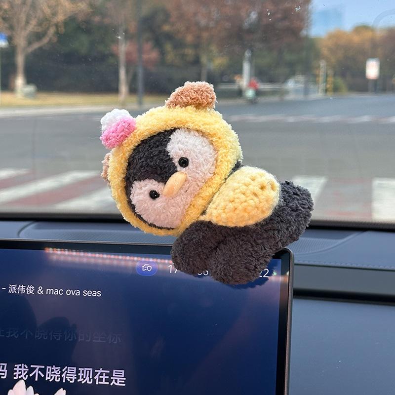 Plush Car Decorations, Cute Animal Dashboard Ornaments, Computer Ornaments