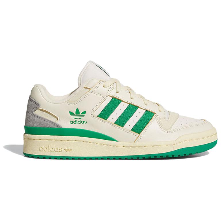 Adidas Forum Low CL Cream White Green Unisex Sneakers JI3272