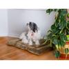 Pet Bed Mat Medium Soft Velvet Dog Cat Cushion Machine Washable Extra Thick Filling Comfort 27x19 Inches