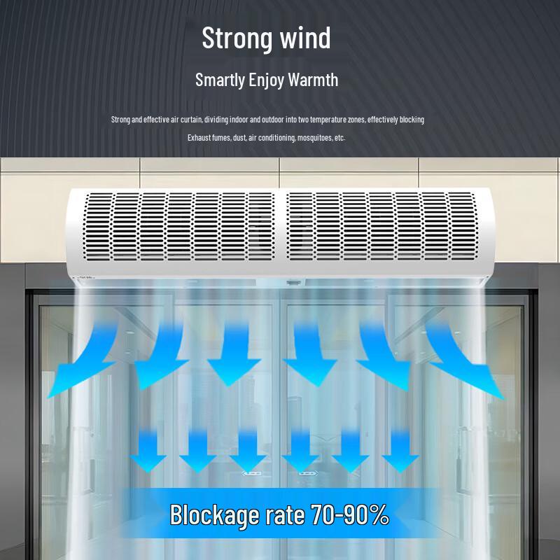Huangxi HFM-1206Q Commercial Natural Wind Air Curtain Machine