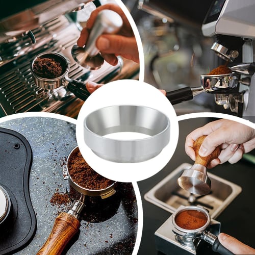 Coffee Dosing Ring, 51mm/58mm, Coffee Dosing, Coffee Powder Prevention, Magnetic Coffee Powder Ring, Powder Collection Ring, Replacement Funnel, Baris