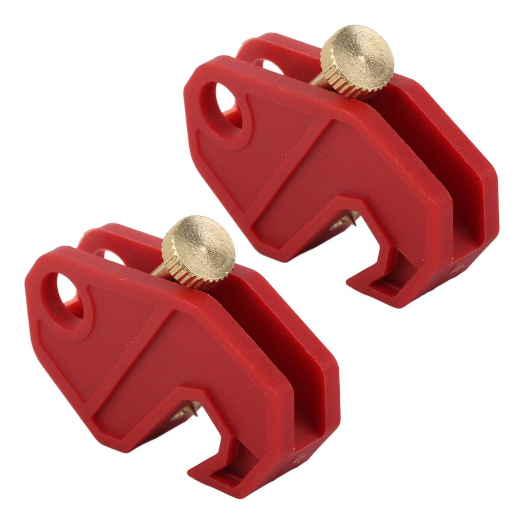2 Pcs Circuit Breaker Lockout Device Nylon Insulated Safety Lock Universal Single Breaker Lockout