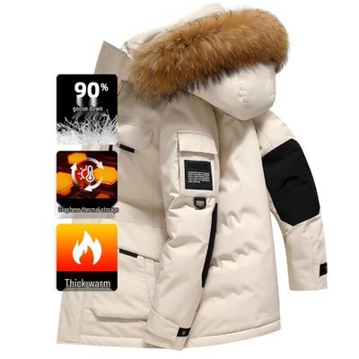 Unisex Winter 2025 Parka: Trendy, Thick, Warm Workwear Ski Jacket for Couples