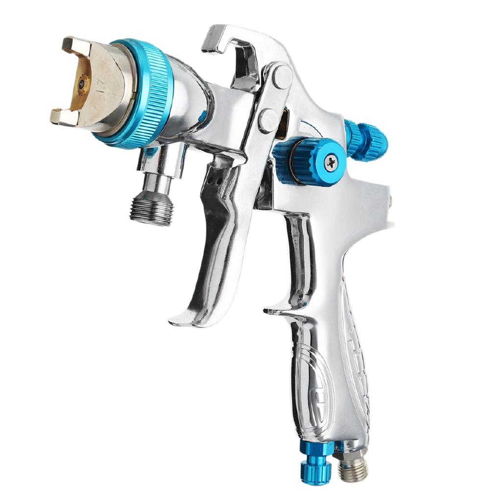 H887 1.7mm 1000ML Professional Gravity Feed Spray Gun Airbrush Nail Kit Stainless Steel Nozzle Auto Cars Painting Pain