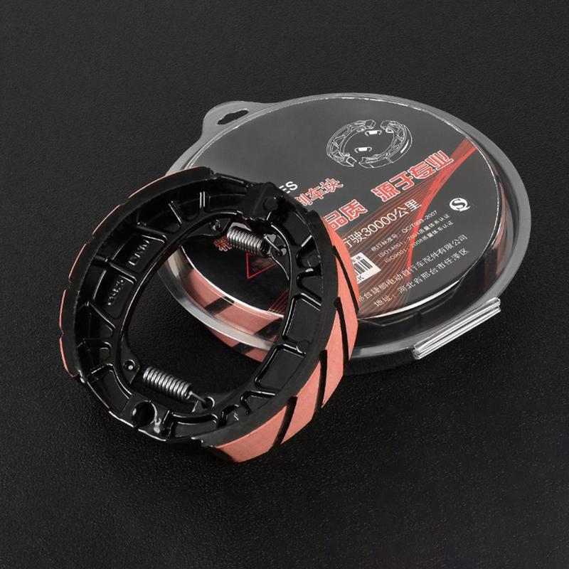 For  Power-assisted 48/JH70 Motorcycle Front Wheels Rear Drum Brake Shoe Bikes Rear Drum Brake Cover Shoe Moped Parts Automotive