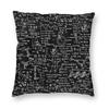 Mathematics Formulas Math Symbol Square Pillowcover Home Decor Science Physics Teacher Gift Cushions Throw Pillow Case for Sofa