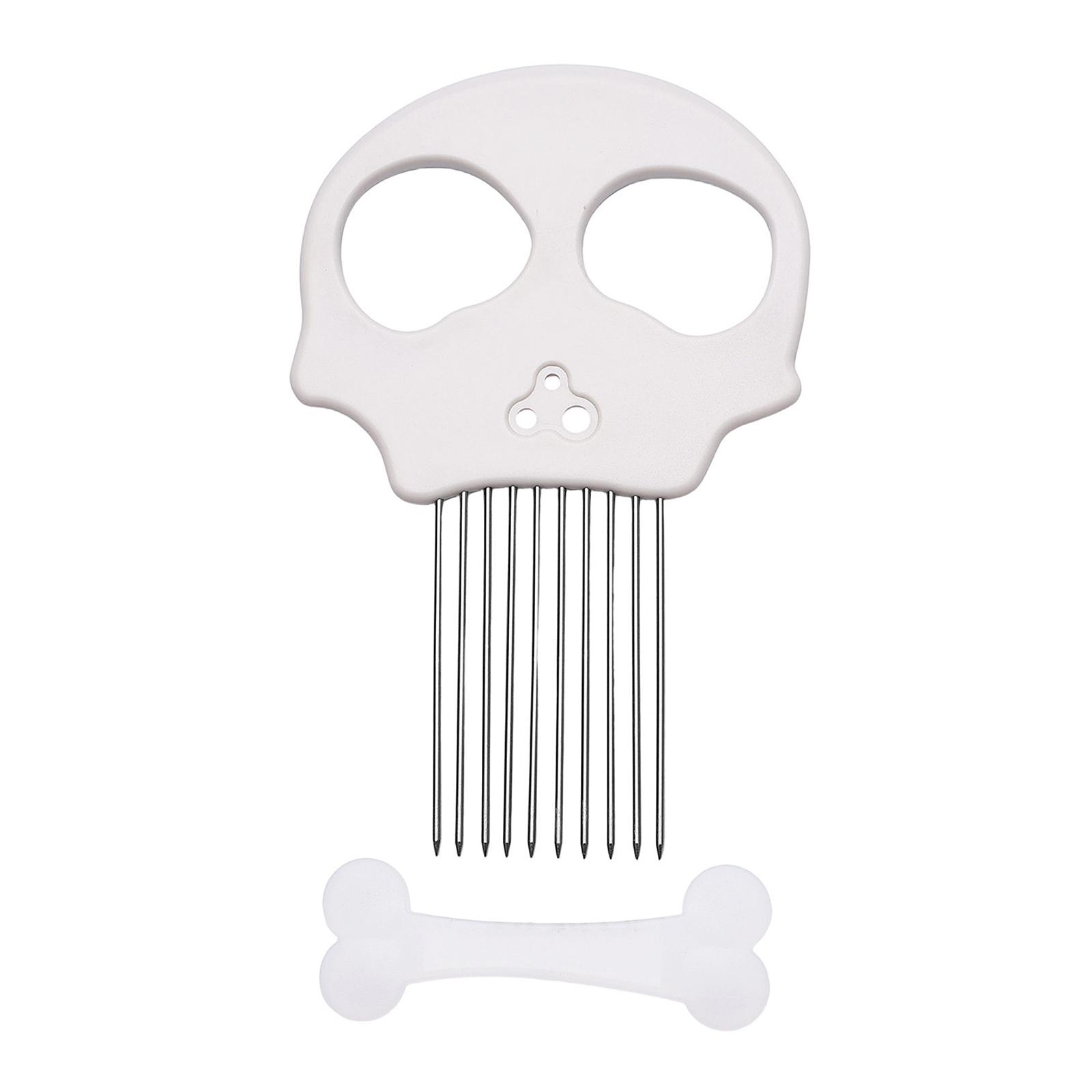 

Holder For Slicing, Stainless Steel Onions With Protective Cover, Vegetable Chopper Holder Assistant Tool For Meat Potato Tomato Lemon One Size