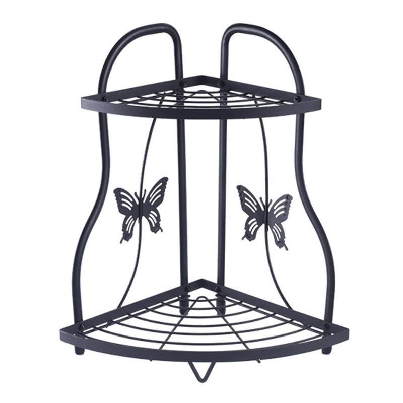 

001-ZJ-SJ01 2 Layers Bathroom Organizer Punching Free Disassembly Kitchen Storage Rack A