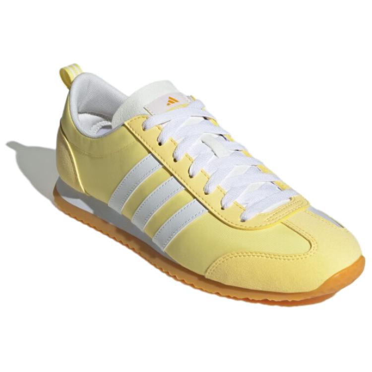 adidas Vs Jog 2.0 Trendige Sportliche Strapazierfähige Low-Top Lifestyle Freizeitschuhe Unisex Freizeitschuhe Gelb JR4651