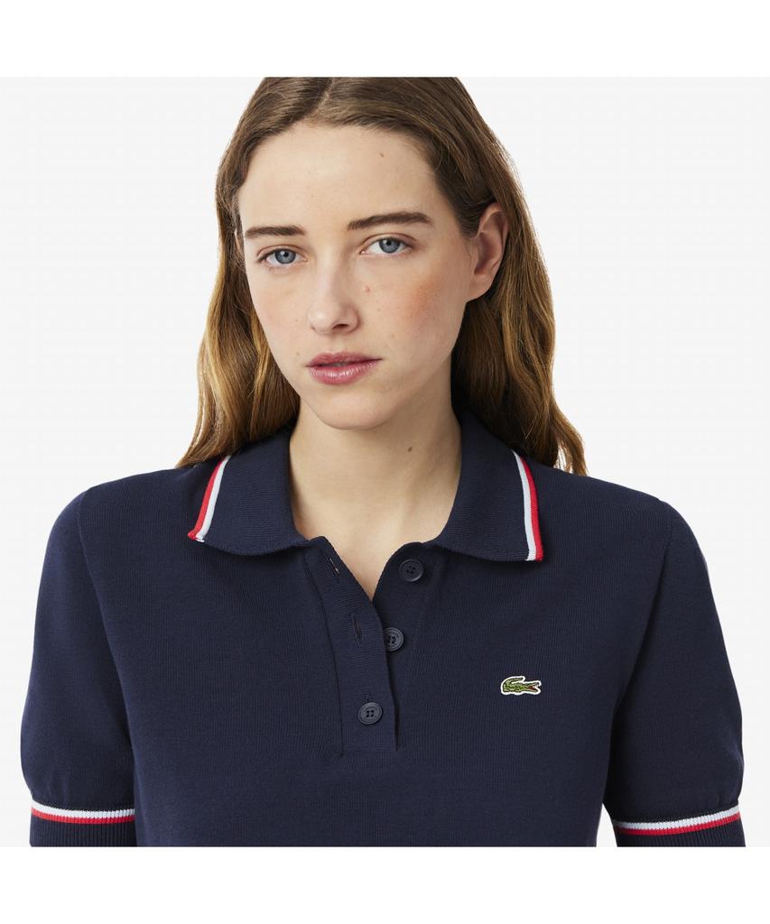 LACOSTE Women'S Color Tipping Polo Sweater Af9283-55G Gwi