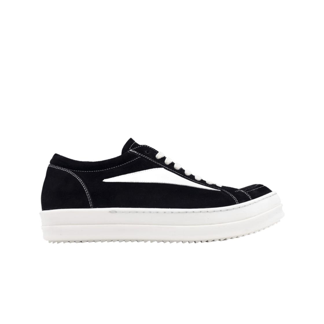

Rick Owens Luxor Suede Vintage Sneakers Black Milk EU 41