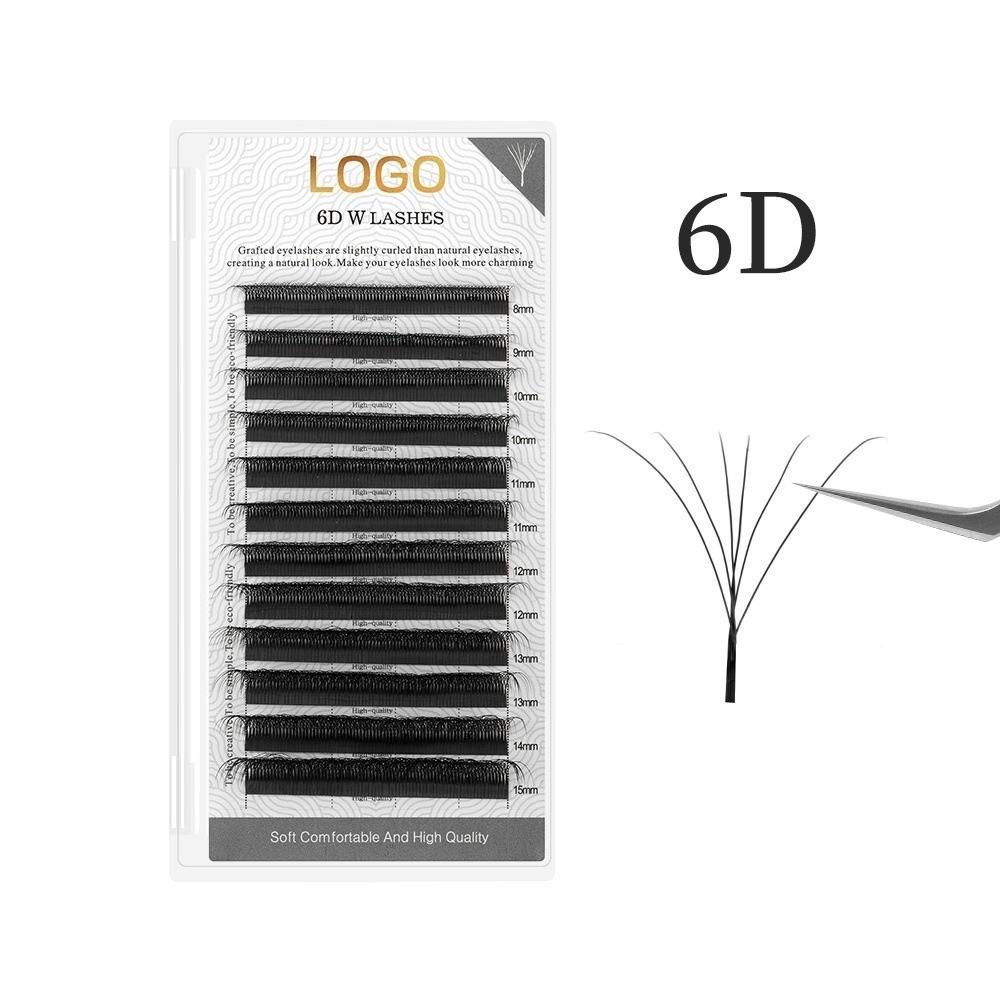 Narrow Design V-Shaped Lashes 8-15mm Mix W Shape Eyelashes New Eyelash Extension  DIY Eyelash