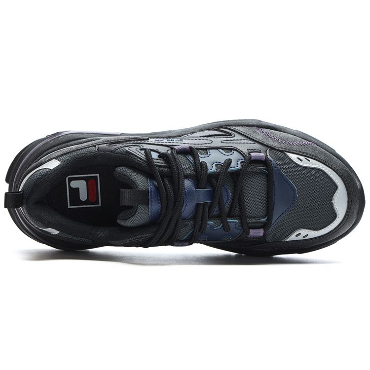FILA Collina Outdoor Retro Low-Top Lifestyle Shoes Women sneaker Gray Black F12W312117FDB