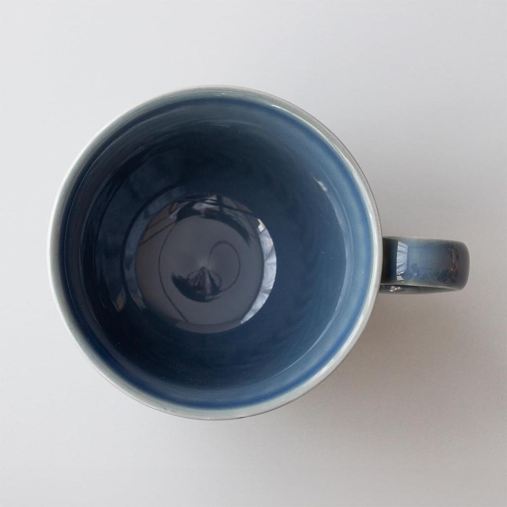 Wired Beans Eternal Hasami Ware 240ml Cup Mug, Rosemary, Mug/Coffee (Blue)