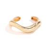 Design Metal Wave Glossy Open Collar Choker Fashion Irregular Lava Bracelet Women