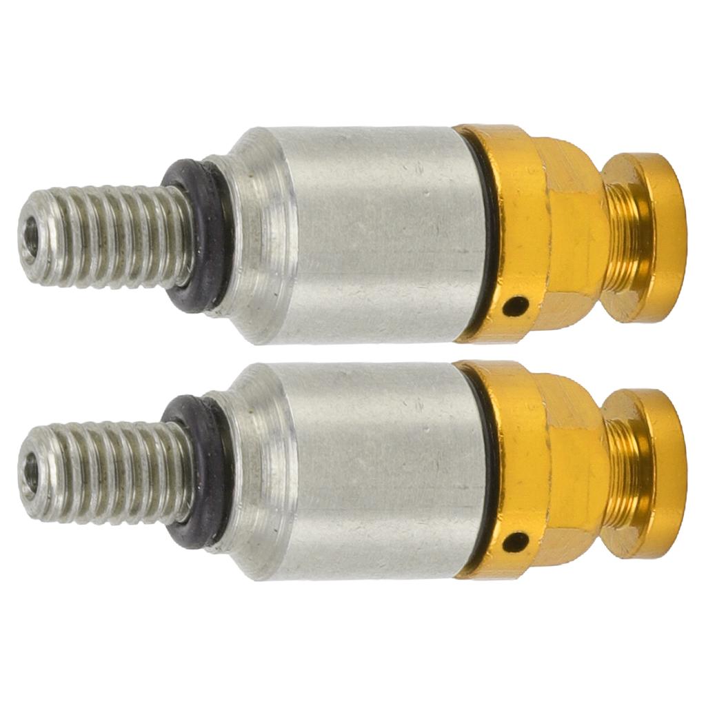 2pcs M5x0.8 Aluminium Alloy Fork Air Bleeder Pressure Relief Valve Replacement for CRF150R CR125R