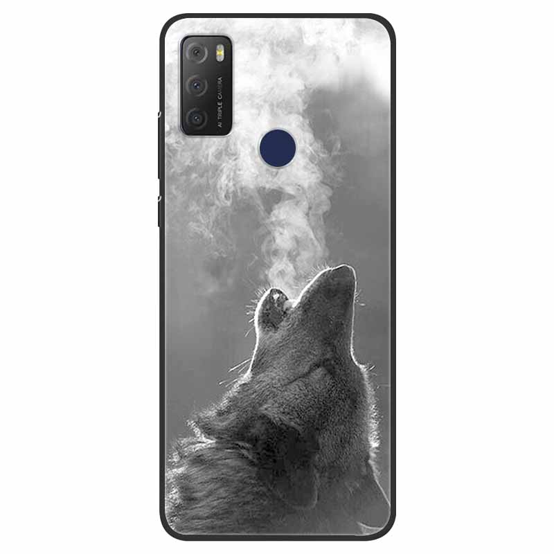 For TCL 20Y Case Shockproof Silicone Soft Phone Back Cover For TCL 20E 6125F Case TPU Bumper Coque For TCL20Y TCL20E 20 Y Funda