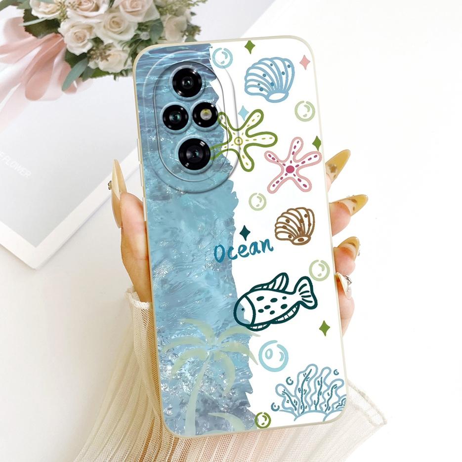 For Honor 200 Pro Case ELP-AN00 Cute Rabbit Cartoon Cover Shockproof Phone Case For Honor 200 Lite Honor200 Pro Soft Fundas Bags