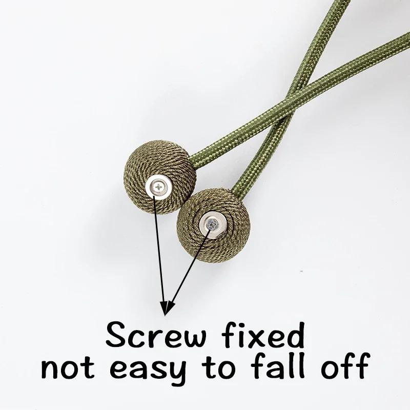 Magnet Curtain Buckle Tiebacks Curtain Clips No Punch Modern Curtain Accessories Pearl Magnetic Ball Home Decoration Accessories