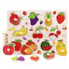 Handheld Board Puzzle Blocks, Children's Shape Matching Panels, Puzzle Wooden Toys