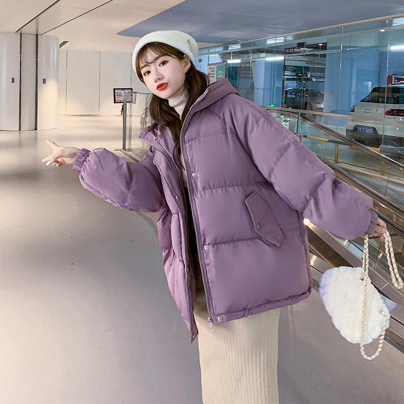 Padded Clothes Women's Short New Padded Jacket Korean Version Loose Padded Clothes Bread Clothes Winter Coat