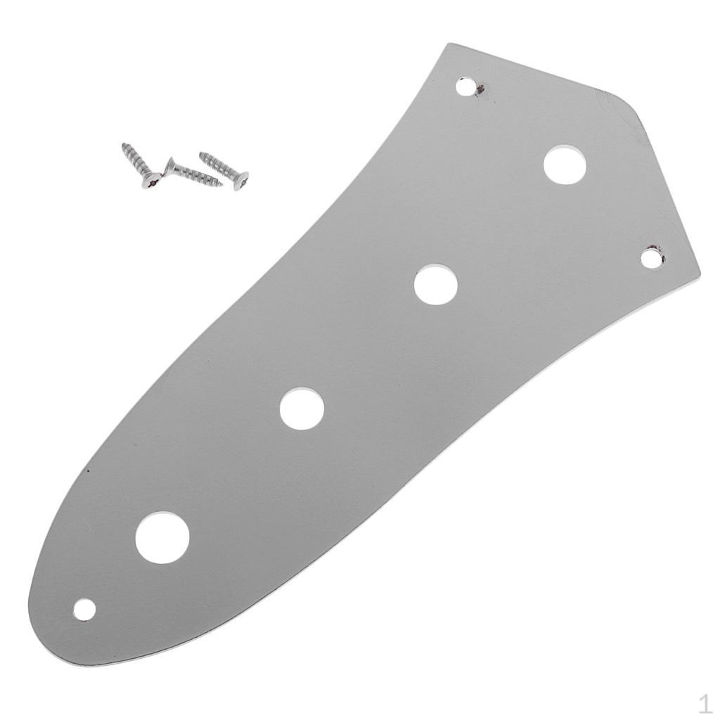 4-Hole Bass Accs Control Plate Metal for JB Electric Replacement Parts