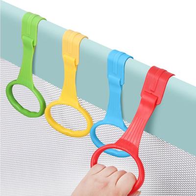 Plastic Pull Ring for Playpen Bed Accessories Baby Crib Hooks Creative Hand Pull Ring  Toddler