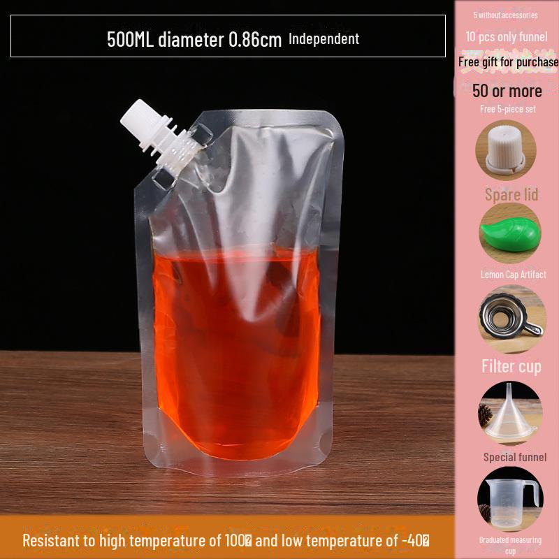 Portable Music Festival Water Bag - Food Grade, Disposable, Essential for Concerts