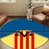 CF Football Emblem Round Mat Home Decor, Chair Rug For livingroom,Bedroom, Doormat Home Decor Birthday Gift Christmas Gifts