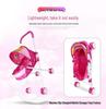 Children's Simulation Stroller Toy - Pretend Play Iron Rod Design for Girls