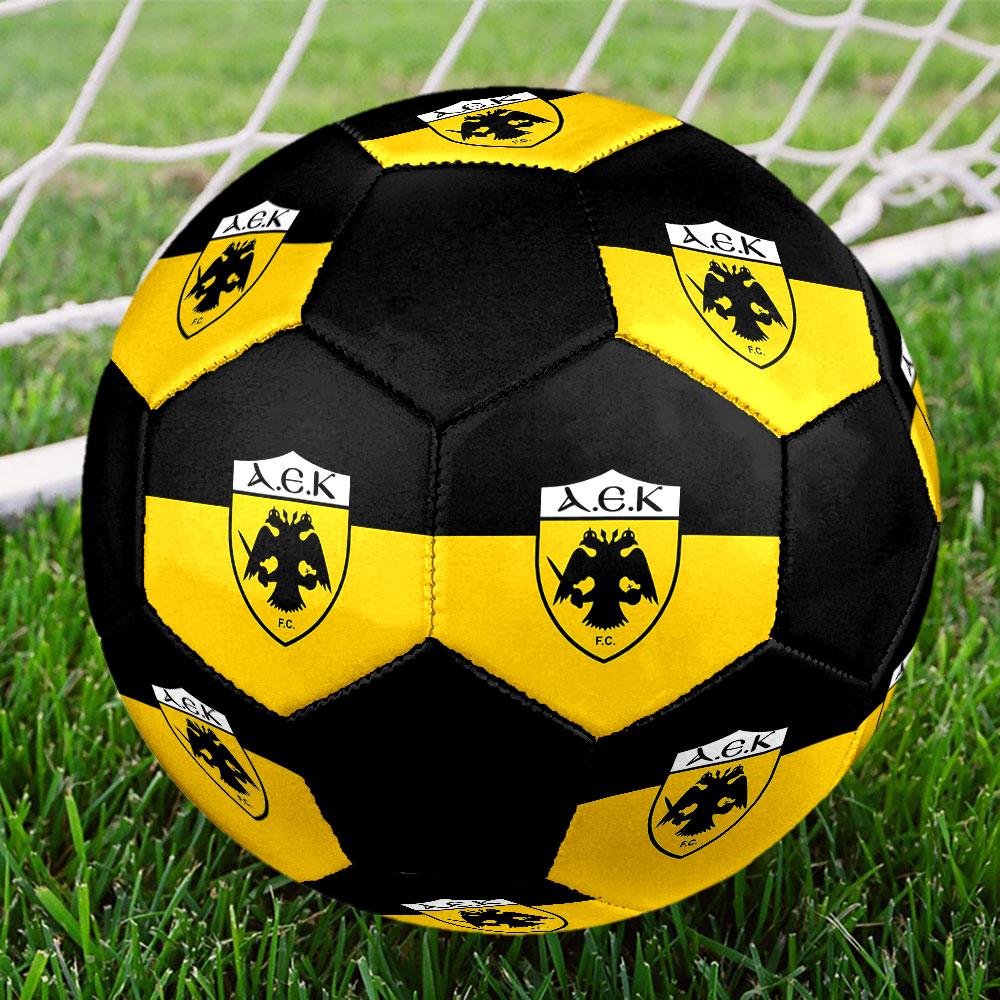 1pc AEK Athens F.C Soccer Ball Size 5 Indoor Soccer Ball Fashion Colorful Backyard Game - Great For Sports Fans Gift HE19