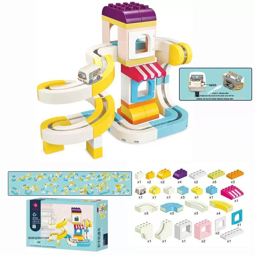 Magnetic Particle Building Blocks: Creative Educational Castle for Kids