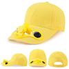 Men Women Solar Hiking Camping Fan Cooling Baseball Hat Novelty Sport Cap Sun Hat