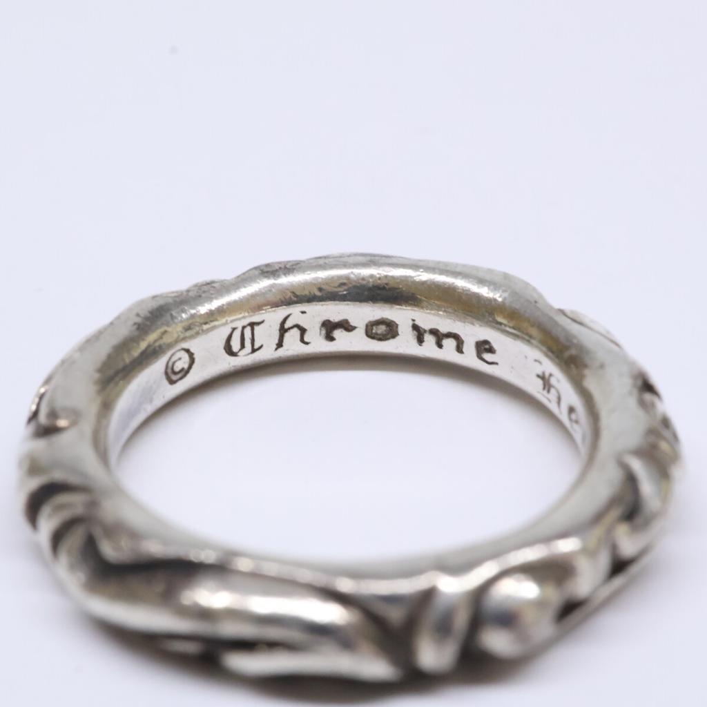 Chrome Hearts 925 1994 Scroll Band Ring ring SilverUsed