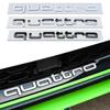Emblema Griglia Anteriore Auto 3D in ABS per Logo Quattro A3 A4 A5 A6 A6L A7 A8 Q3 Q5 Q7 S3 S4 S5 RS3 RS4 RS6 Accessori Badge