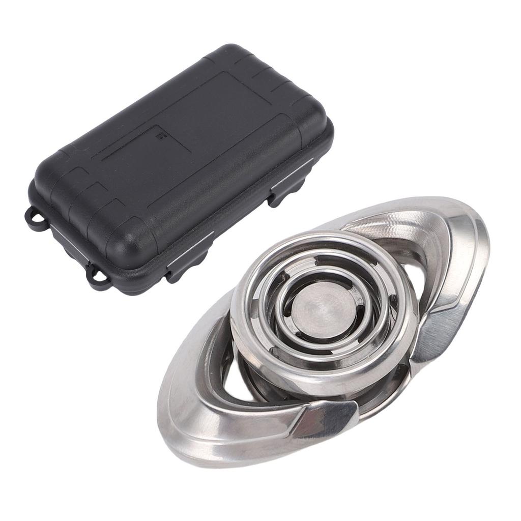 Finger Gyro Stanless Steel Long Time Rotating Quiet Fade Proof Fingertip Gyro for Adult